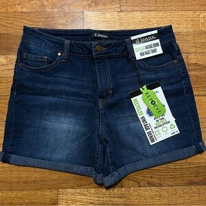 D. Jeans Dark Blue Recycled Vintage Denim Jean Shorts Size 10